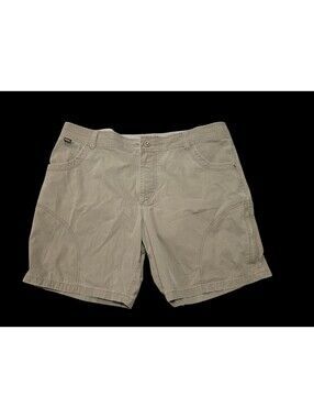 KUHL Ramblr Hunting Cargo Shorts Mens 40 Vintage Patina Dye Green Gorpcore Work